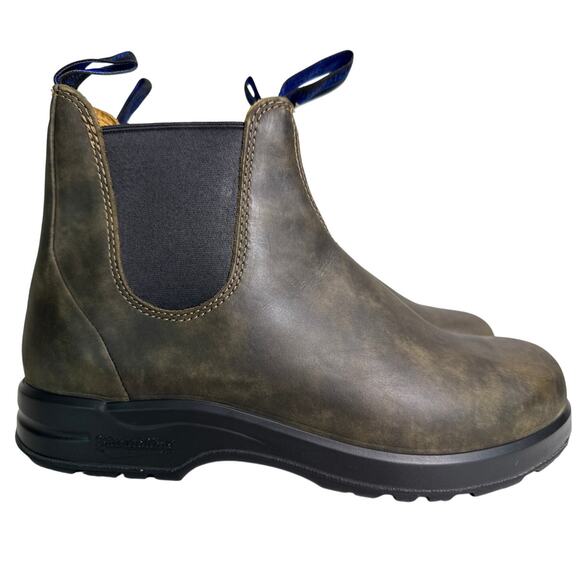 Blundstone 2242 Rustic Brown Thermal Chelsea Boot Mens US 9 Womens 11 Vibram - Picture 2 of 12
